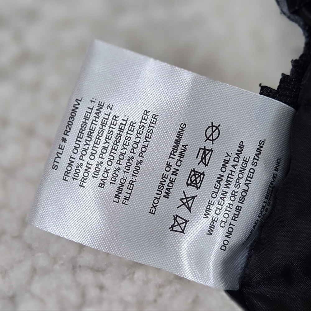 NVLT Women's Black & White Vegan Leather Shearling Fuzzy Coat Jacket Size S/M - Picture 10 of 16